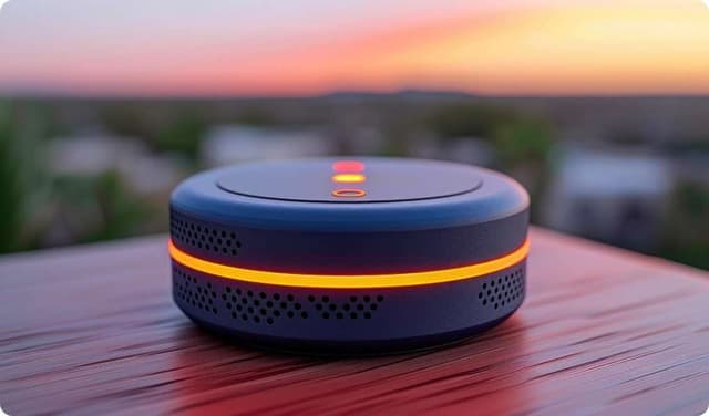 Sunset Serenade A Smart Speaker