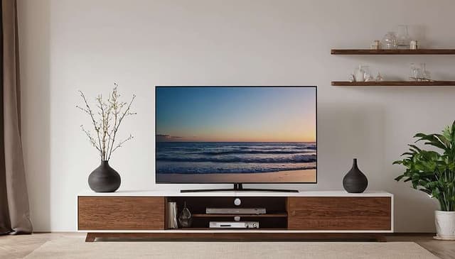 55 inch Toshiba Led smart tv and TV stand
