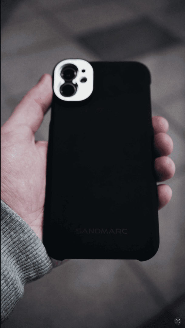 SANDMARC Black Phone Case