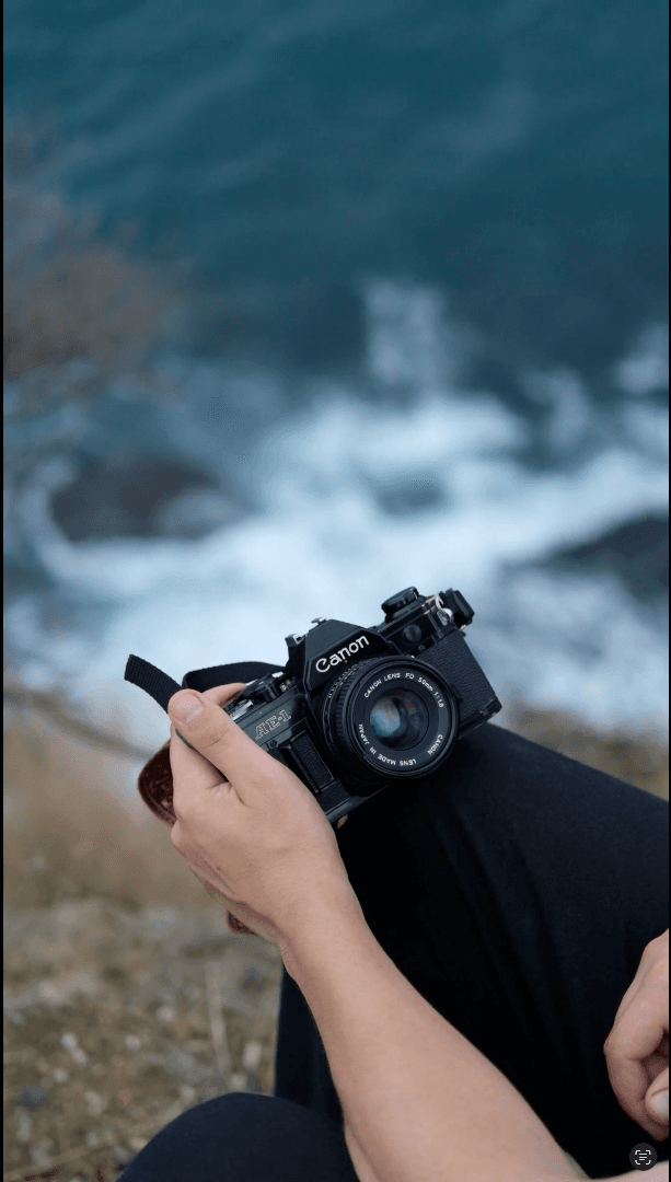 Canon AE-1 Film Camera - Coastal Edition