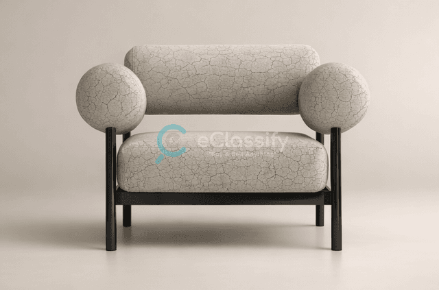 Alejandro Modern Sculptural Lounge Chair
